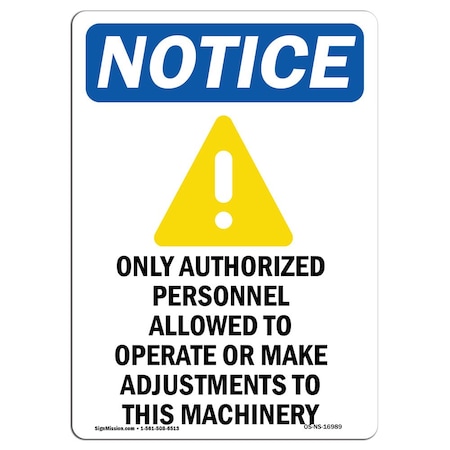 OSHA Notice, 10 Height, 14 Width, Aluminum